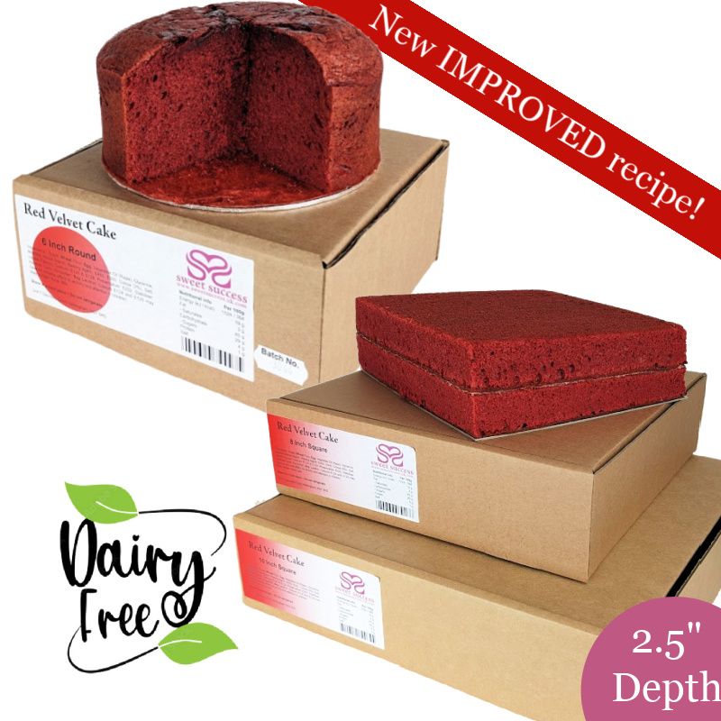 SWEET SUCCESS - Dairy Free Red Velvet Cake