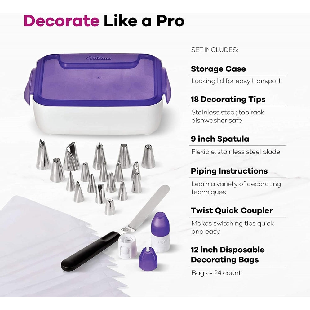 WILTON - Deluxe Decorating Set of 46