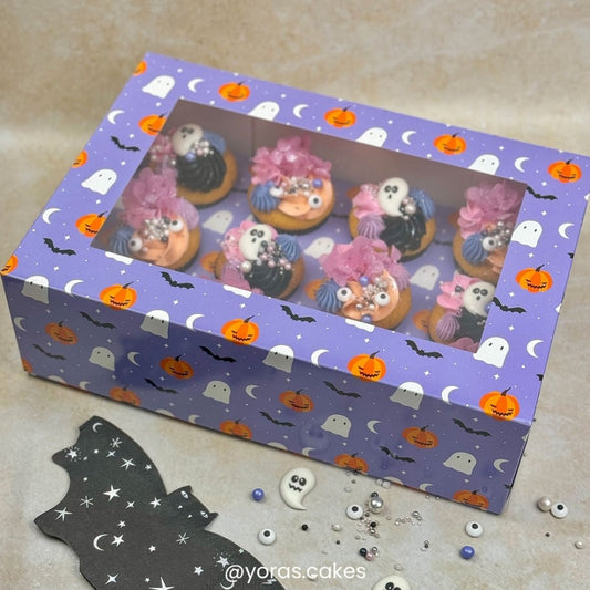 Fright Night Halloween Cupcake Box - Pack Of 2