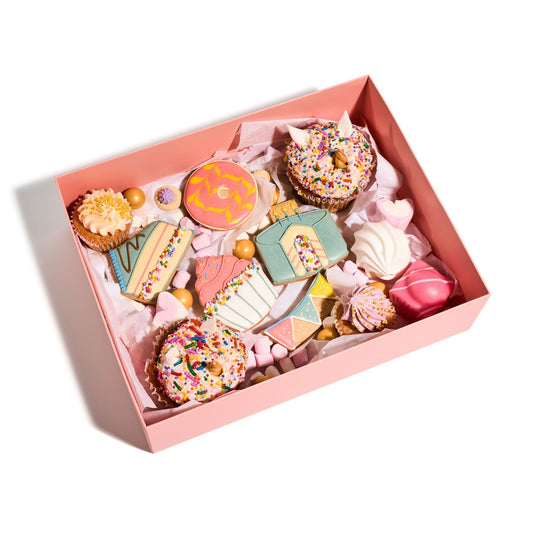 Pink Deluxe Treat Boxes with Clear Lid