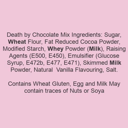 SWEET SUCCESS - Death By Chocolate Cake Mix