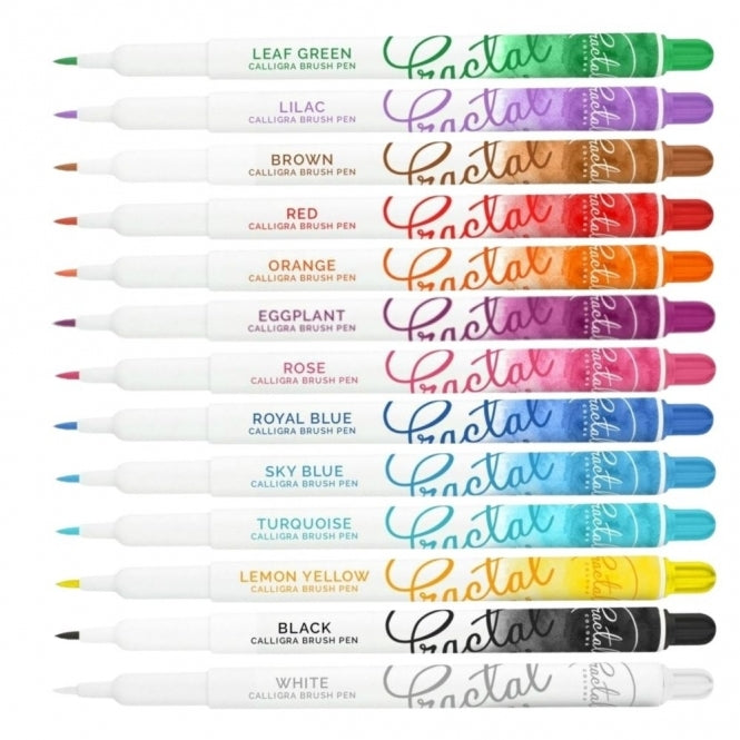 FRACTAL COLORS Calligra Edible Ink Brush Pens