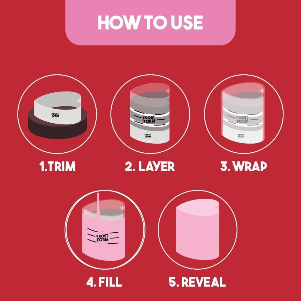 Frost Form Heart Frosting Kit