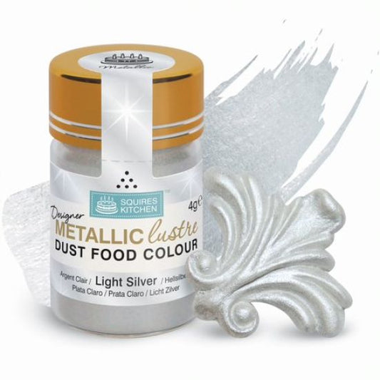 Squires Kitchen: Light Silver Designer Metallic Lustre Dust