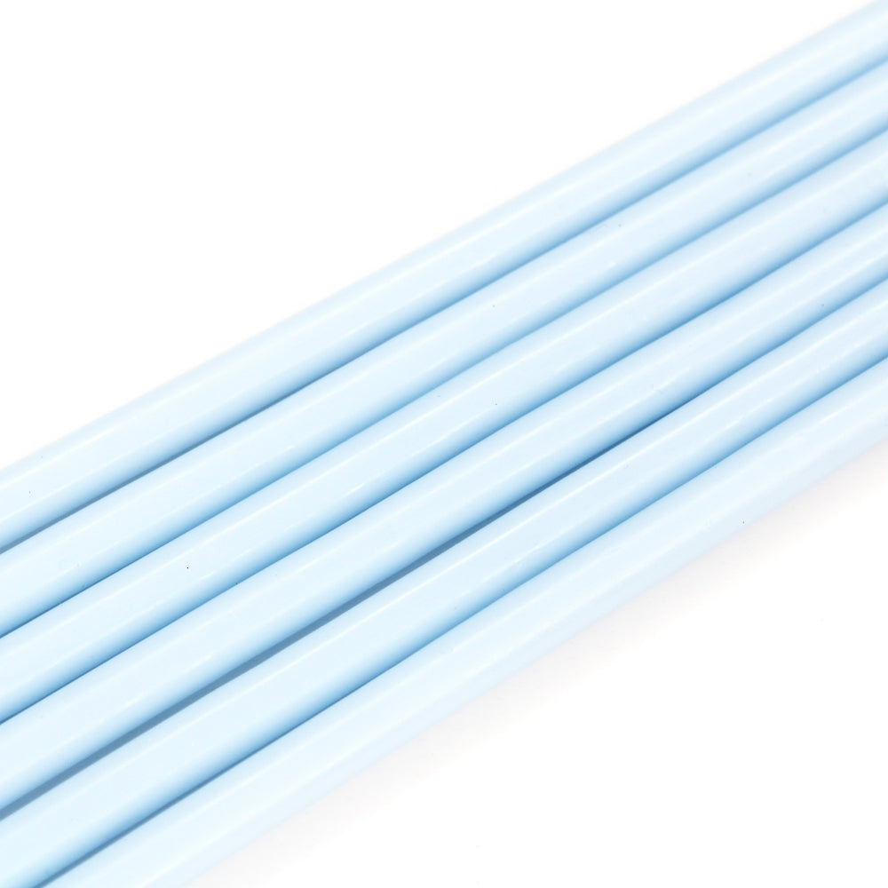 MAKE A WISH - Tall Pastel Pink & Blue Candles x 6