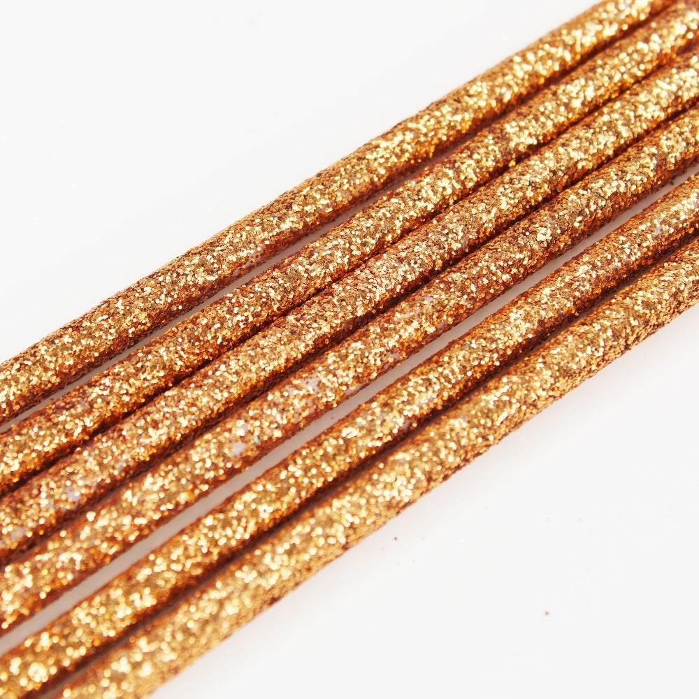 MAKE A WISH - Tall Hot (4 Colours) Glitter Candles x 6