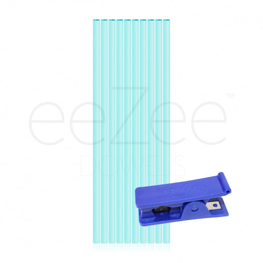 Pack of 10 - 12” Blue Round & Cutter