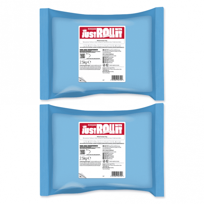 RENSHAW White - Just Roll With It Sugarpaste Fondant Icing