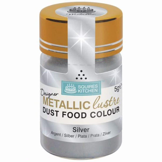 Squires Kitchen: Silver Designer Metallic Lustre Dust