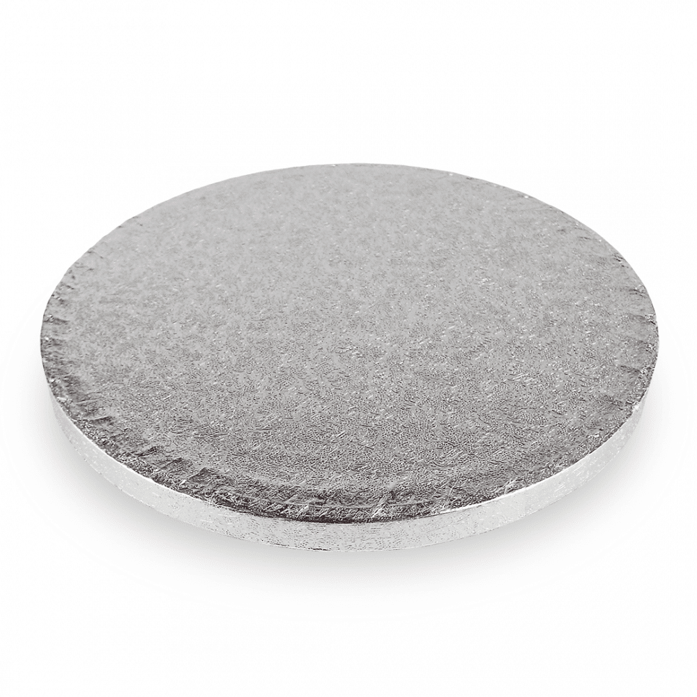 SINGLE CAKE BOARD - SILVER