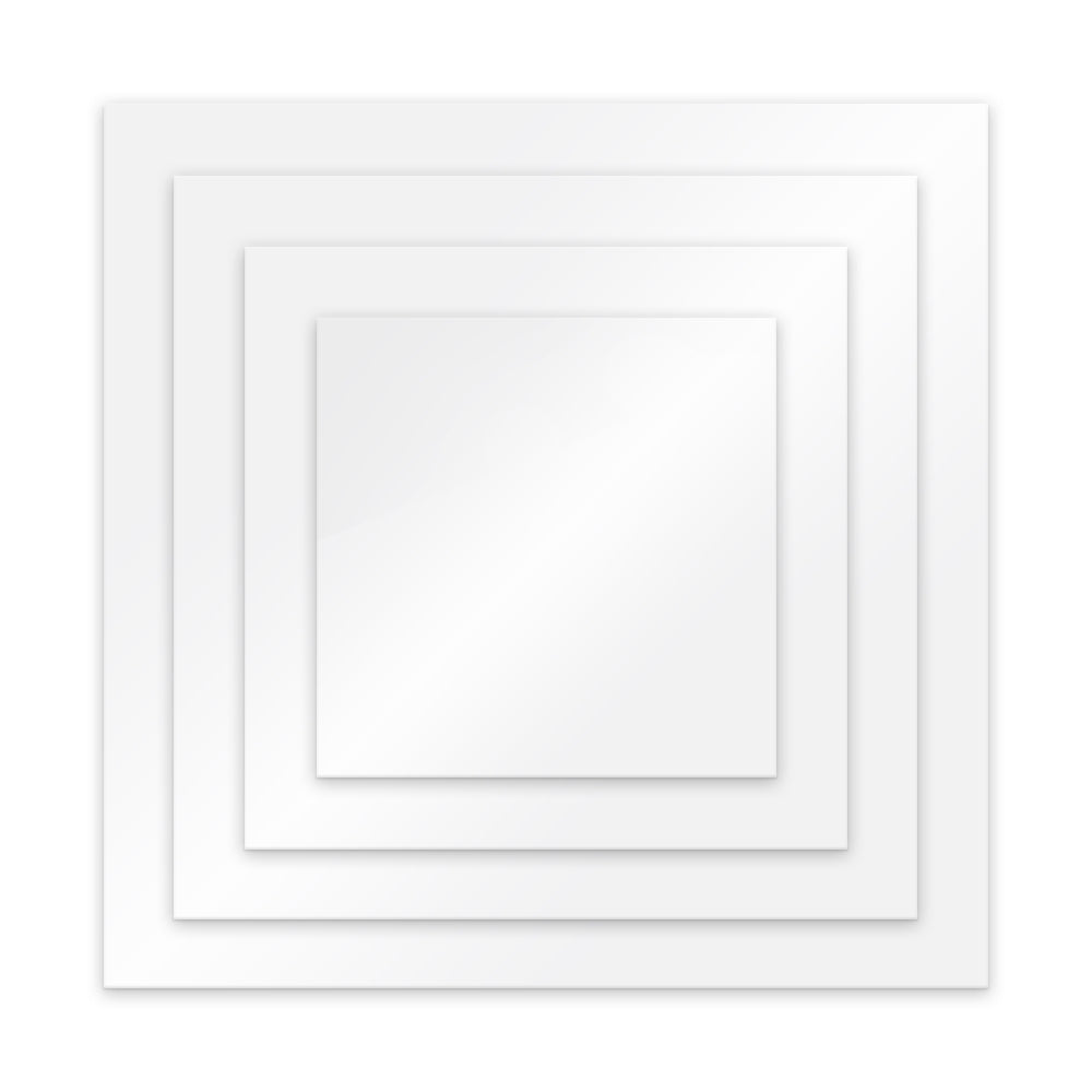 Hexagon Acrylic Ganache Plates