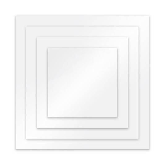 Hexagon Acrylic Ganache Plates