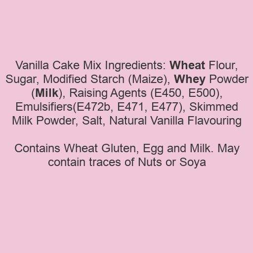 SWEET SUCCESS - Vanilla Cake Mix