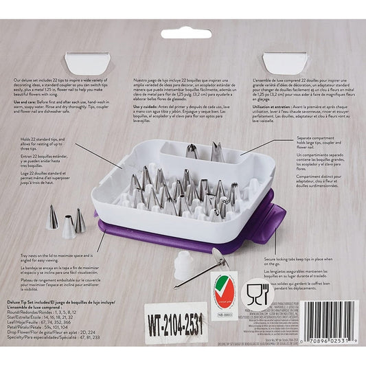 WILTON - Deluxe Piping Tip Set