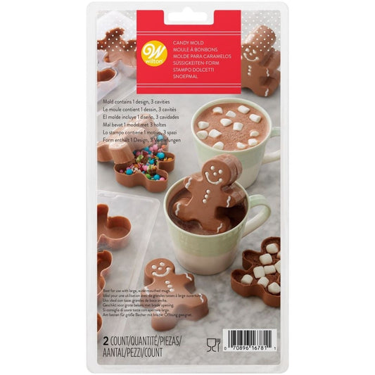 Gingerbread 3D Hot Chocolate Candy Mould