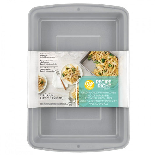 Oblong Pan with Cover 32.5cm x 22.5cm