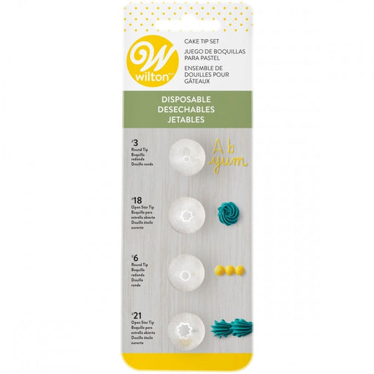 WILTON - Disposable Decorating Tip Set